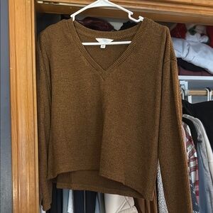 Brown Knit Sweater